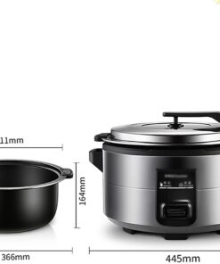 Rice Cooker&Steamer 10L Large Capacity 4-Layer Black Crystal Non-Stick Liner for Household&Commercial Use for 5~16 People Rice Cooker 8 51jDhHsy0yL