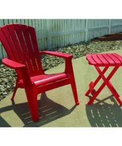 Adams Manufacturing 8500-26-3700 Plastic Quik-Fold® Side Table, Cherry Red 18 51jI7l5u1GL