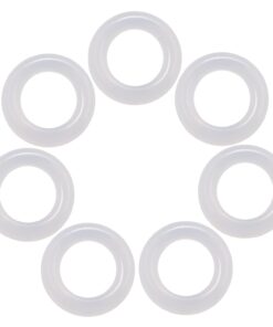 ThreeBulls 120Pcs Clear Rubber O-Ring Switch Dampeners Keycap White for Cherry MX Key Switch Keyboards Dampers 19 51jIDqCLUWS