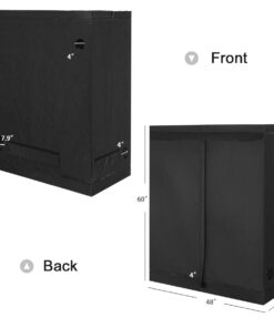 Giantex Plant Growing Tent Indoor Grow Tent Room Reflective Hydroponic Non Toxic Clone Hut 6-Size Indoor Grow Tent (48''X24''X60'') 48''X24''X60'' 11 51jIbRgoeL