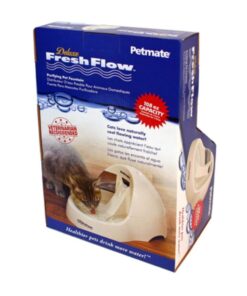 Petmate Deluxe Fresh Flow Cat, Bleached Linen, 50 Oz, 1 Count (Pack of 1) Small 13 51jOQABfOTL