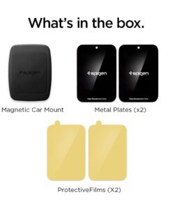 Spigen Hexa Magnetic Air Vent Hands Free Clip Cell Phone Mount Holder for Car Compatible with All Mobile Phones - Black A201 - Premium Air Vent 32 51jPznm1VAL