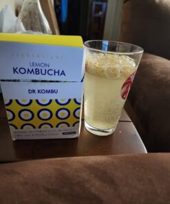 KOMBUCHA Lemon Kombucha Tea, 30 sticks x 5 grams, Zero Sugar, Sparkling Fermented Powdered Mix, Live Probiotics & Prebiotics, Healthy Drinks, Product of Korea 73 51jX5tSBE6L