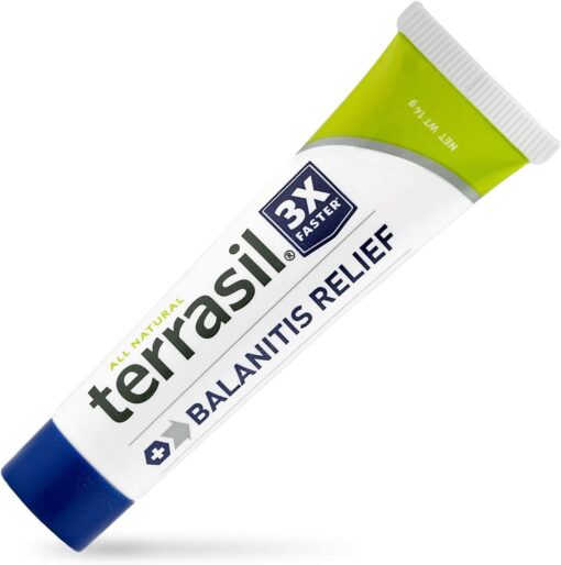 Terrasil® Balanitis Relief - Patented All-Natural, Gentle, Soothing Skin Relief Ointment for Relief from Irritation, Itch, Redness and Inflammation, Balanitis Symptoms - 14g 0.49 Ounce (Pack of 1)