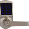Smart Door Lock, Keyless Entry Door Lock, SCYAN X3 Handle Lock with Touchscreen Keypad Access, Auto Lock Satin Nickel 12 51jZaIzHtxL