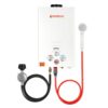 Portable Water Heater, Camplux BW211 Outdoor Tankless Gas Water Heaters, Propane Shower, 2.11 GPM, White 8L 16 51jdxWjaQwL