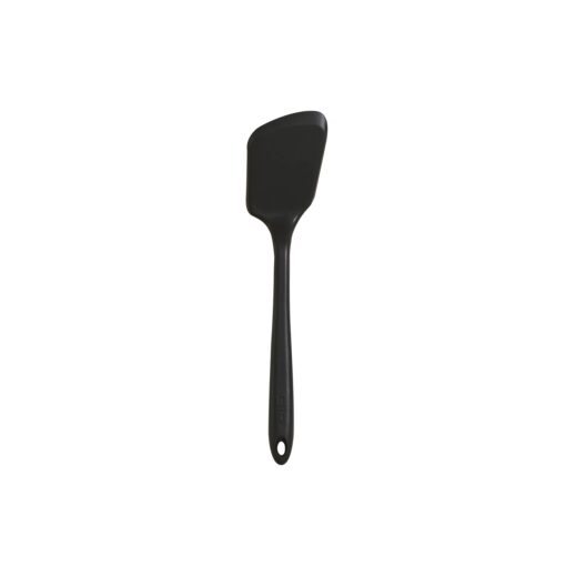 GIR: Get It Right - Premium Mini Silicone Spatula Turner - 11" x 2.6" x 0.7" - Seamless One Piece Design - Nonstick & Heat Resistant - Food Grade - Rubber Spatula - Baking & Cooking - BPA-Free - Black