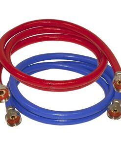 EASTMAN 2-Pack 6-ft 800-PSI PVC Washing Machine Connectors