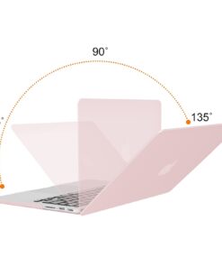 MOSISO Case Only Compatible with MacBook Pro Retina 13 inch (Models: A1502 & A1425) (Older Version Release 2015 - end 2012), Plastic Hard Shell Case & Keyboard Cover & Screen Protector, Rose Quartz 39 51jtsplrxL