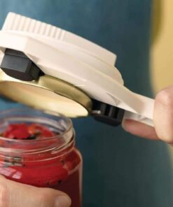 KUHN RIKON Strain-Free Gripper Opener for Jars and Bottles, 10 x 5 x 2.25 inches, White 19 51jyCEJLYJL