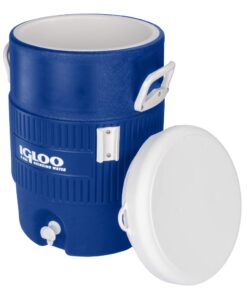 Alternative view of Igloo Seat Top Beverage Cooler with Cup Dispenser (5-Gallon, Ocean Blue)