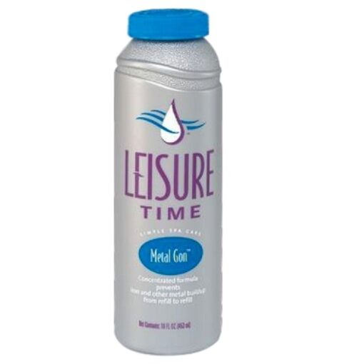 Leisure Time D Metal Gon Protection for Spas and Hot Tubs, 16 fl oz (Package may vary) 1-Pack Metal Remover