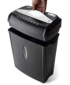 Aurora AU875XA Paper and Credit Card Shredder with 3.7-Gallon Wastebasket, 8-Sheet Cross-Cut with Basket 8-Sheet Crosscut 20 51k5KNk95RL