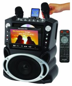 (OLD MODEL) Karaoke USA Karaoke System with 7-Inch TFT Color Screen and Record Function (GF829) Karaoke Machine