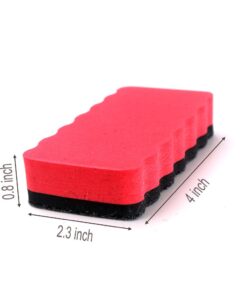 Z ZICOME 4 Pack Magnetic White Board Eraser for Home, School and Office - 4 X 2.3 X 0.8 Inch 21 51kAtFgdVL