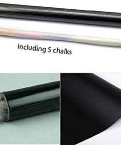 Chalkboard Wall Sticker 2 Rolls 18" x 79" Wallpaper Peel and Stick Chalk Board Contact Paper DIY Decal Adhesive Blackboard Removable Erasable Vinyl for Wall,Bonus 10 Chalks (2 Rolls 1.5ft.x6.6ft.) 2 Rolls 1.5ft.x6.6ft. 21 51kBB5N1d9L