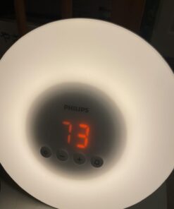 Philips SmartSleep Wake-Up Light Therapy Alarm Clock with Sunrise Simulation, White, HF3500/60 26 51kFfR69DRL