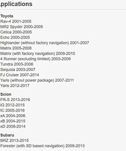 Metra 95-8202 Toyota DDIN Multi Dash Kit,BLACK, Single, BLACK, 14.00in. x 7.00in. x 0.50in. 20 51kGXmHjcZL