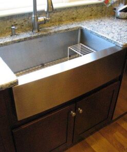 Kraus KHF200-33 Standart PRO Stainless Steel Sink 33 inch Farmhouse Apron Single Bowl 16 gauge Rounded Apronfront 42 51kHEdKeMCL