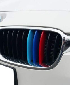 iJDMTOY M-Colored Grille Insert Trims Compatible With BMW F30 3 Series 320i 328d 328i 335i 340i w/Standard Kidney Grill (11 Beams), NOT 8-Beam Black Grille nor M3 25 51kIO5dOLmL