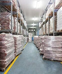 Pack of America Stretch Film - 1 Roll Clear, 18” x 1100 Feet, 80 Gauge (20 Micron) Industrial Heavy Duty Plastic Shrink Wrap and Dispenser for Packing, Shipping, Pallet, Moving Supplies 18'' x 1100 ft (1 Roll) 14 51kIYeKEqRL