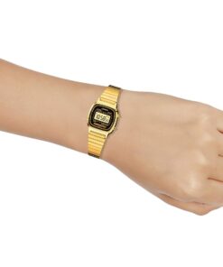 Casio Women's Vintage LA670WGA-1DF Daily Alarm Digital Gold-tone Watch 27 51kKMsBQ28L