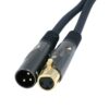 Monoprice XLR Male to XLR Female Cable - 6 Feet - Black, 16AWG, Gold Plated, Microphone & Interconnect - Stage Right Series 6ft Premier Series 73 51kLxvAs 7L