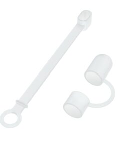 Alternative view of MoKo Pencil Cap Holder Fit Apple Pencil 1st Generation, USB Cable Tether and Pencil Cap, Fit New iPad 10th Generation 2022, iPad 9th/8th/7th/6th Gen, iPad Mini 5,White White