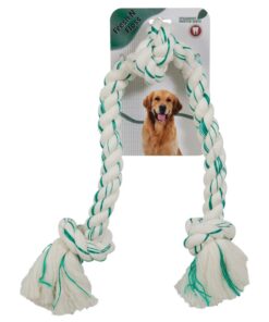 Booda Fresh N Floss 3 Knot Tug Rope Dog Toy, X-Large, Spearmint 23 51kNjOtXpDL