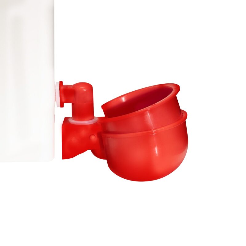 RentACoop DIY Waterer Kit - Auto-Fill Cups with Inserts - Great for Chickens, Ducks, Geese, Turkeys, Peafowl, and Quail - 2 Pack + 1 Bonus Cup Included pack of 2