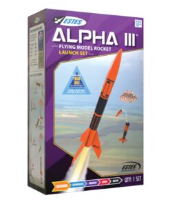 Estes Alpha III Launch Set, 12 years and up with Adult Supervision if under 12, Black,Orange Single 24 51kPfLQ02cL