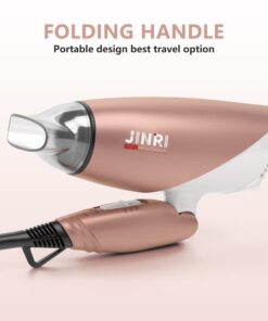 Alternative view of Foldable Travel Hair Dryer,Dual Voltage Blow Dryer & Foldable Handle Lightweight Negative Ionic Folding Hair Dryer (Multi-Colored) Multi-colored