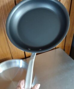 Made In Cookware - 10 Piece Stainless Steel Pot and Pan Set - 5 Ply Clad - Includes Stainless Steel Frying Pans, Saucepans, Saucier and Stock Pot W/Lid - Professional Cookware - Made in Italy 10-Piece (Stainless Steel) 60 51kSXcyq97L