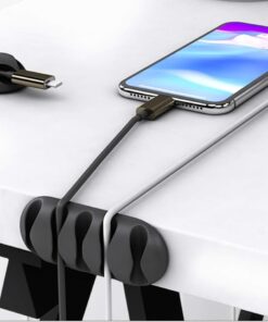 Cable Clips, OHill 16 Pack White Self Adhesive Cord Holder, Ideal Cable Management Cord Organizer Wire Keeper for Phone Charger, Computer, Desk, Home, Office, Car, Nightstand 30 51kUzCYOBrL