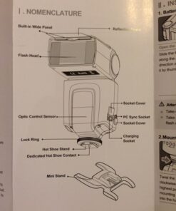 Neewer TT560 Flash Speedlite for Canon Sony Nikon Panasonic Olympus Pentax and Other DSLR Cameras, Digital Camera Speedlight with Standard Hot Shoe Standard Packaging 80 51keod6zyBL