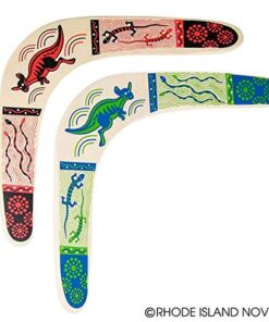 Rhode Island Novelty Wooden Boomerang Colors May Vary 6 51khxPOr1qL