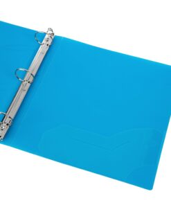 Filexec 3 Ring Binder, 1.5 Inch Capacity, Frosted, Letter Size (Pack of 6), Blueberry, Strawberry, Grape, Lemon, Lime, Tangerine (50160-6493) 12 51klzF9TGIL