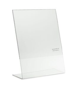 SOURCEONE.ORG Premium 5 x 7 Slant Back Clear Acrylic Sign Holder, Ad Frame, Picture Frame 12 Pack 8 51knU4nGxAL