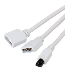 BZONE 2-Port 44 Keys Wireless IR Remote Controller for SMD 5050 3528 RGB LED Strip Lights, Dual 4-pin Output Remote Controller Dimmer for 2pcs RGB LED Strips DC12-24V 2-port Rgb Controller 18 51kpoSVyHHL