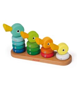 Janod Zigolos Duck Family Stacking Toy – Ages 1+ - J08212 12 51kpy4nA6IL