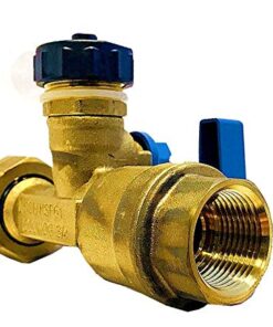 Matsui 3/4 inch, 3/4" Isolation Valve Kit with Pressure Relief Valve for Tankless Water Heater,FNPT x FNPT, Compatible with Rinnai, Jacuzzi, Rheem, Navien, Noritz, Takagi, Bosch,etc … FNPT x FNPT 12 51ksZXLQeBL