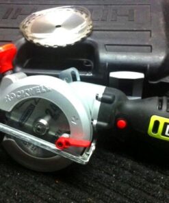 Rockwell 4-1/2” Compact Circular Saw, 5 amps, 3500 rpm, with Dust Port and Starter Kit– RK3441K , Black 53 51ku3WLTL9L