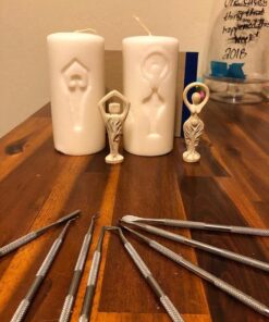 SE 12-Piece Stainless Steel Wax Carvers Set, Wax & Clay Sculpting Tools, Double Ended Carving Kit for Modeling, Sculpting and Shaping, Silver - DD312 Carver set 31 51kuVGvU8XL