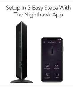 NETGEAR Nighthawk Modem Router Combo C7000-Compatible with Cable Providers Including Xfinity by Comcast, Spectrum, Cox,Plans Up to 800Mbps | AC1900 WiFi Speed | DOCSIS 3.0 800Mbps, DOCSIS 3.0 23 51kvIF8hi6L