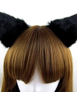 Hot Sweet Lovely Anime Halloween Cosplay Fancy Neko Cat Ears Hair Clip Black 20 51kvQ4 7K5L