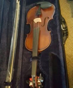 Bunnel Premier Violin Clearance Outfit 4/4 Full Size - Carrying Case and Accessories Included - Solid Maple Wood and Ebony Fittings By Kennedy Violins 4/4 (Full) 59 51kwwRXka1L