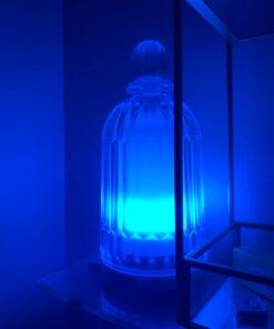 DOUDING Glass Essential Oil Diffuser Humidifier, Ultrasonic Aromatherapy Diffuser Cool Mist with Auto Shut-Off, 7 Colors Adjustable Diffuser for Home, Bedroom, Office, Yoga, 120ml(White Base) White Base 44 51kxEpjuGHL