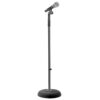 PYLE-PRO Microphone Stand - Universal Mic Mount with Heavy Compact Base, Height Adjustable (2.8’ - 5’ ft.) - PMKS5 1 Pack 16 51kxFAVXfmL