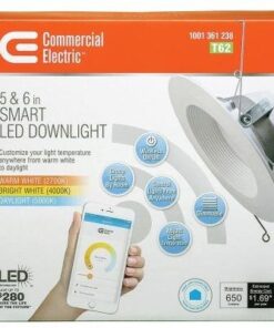 Commercial Electric T62 5 in. or 6 in. LED Smart Recessed Zigbee Downlight 6 51l4vV9rkL