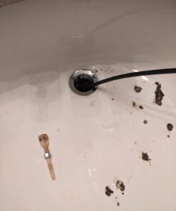 36" Snake Drain Clog Remover - Used as Hair Clog Remover for Sink, Shower, and Bathtub - Dryer Vent Cleaner, and as a Flexible Grabber Tool for Hard to Reach Places - By RAM-PRO 36 Inch 1 Pack 32 51l6wTKpYtL